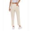 image:imageStelle Womens Work Pants Stretchy 78 Ankle Dress Pants for Women Business Casual Tapered Slacks for Teacher Golf TravelWhite Beige
