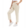 image:imageStelle Womens Work Pants Stretchy 78 Ankle Dress Pants for Women Business Casual Tapered Slacks for Teacher Golf TravelWhite Beige
