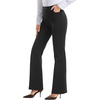 image:imageStelle Women 2830 32 Bootcut Dress Pants Business Casual Work Pants with Pockets Pull On Regular Slacks for OfficeBlack