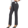 image:imageStelle Women Dress Pants Business Casual Straight Leg 30 Stretch Work Pants Pull On Regular Slacks with 4 PocketsCharcoal