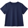image:imageStelle Womens Cotton TShirts Crewneck Short Sleeve Basic Tees Summer Casual Solid Crop TopsNavy