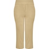 image:imageStelle Womens Pull On Capri Pants with Pockets Business Work Casual PantsDune