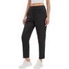 image:imageStelle Womens Work Pants Stretchy 78 Ankle Dress Pants for Women Business Casual Tapered Slacks for Teacher Golf TravelBlack