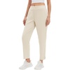 image:imageStelle Womens Work Pants Stretchy 78 Ankle Dress Pants for Women Business Casual Tapered Slacks for Teacher Golf TravelWhite Beige