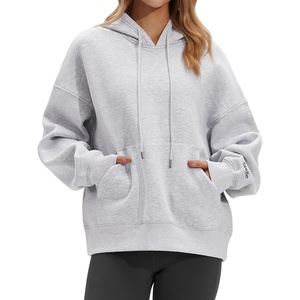 image:imageSTELLE Womens Oversized Hoodies Fleece Sweatshirts Fall Fashion 2026 Pullover Sweaters Winter ClothesLight Heather Grey