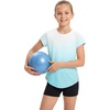 image:imageStelle Athletic Shirts for Girls Short Sleeve Active T Shirts Sports Crewneck Dry Fit Tops Kids Teens Gym Workout Summer TeeLight Blue