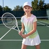 image:imageStelle Athletic Shirts for Girls Short Sleeve Active T Shirts Sports Crewneck Dry Fit Tops Kids Teens Gym Workout Summer TeeRainbow Wash