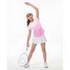 image:imageStelle Athletic Shirts for Girls Short Sleeve Active T Shirts Sports Crewneck Dry Fit Tops Kids Teens Gym Workout Summer TeeRose Petal