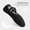 image:imageStelle Ballet Shoes Canvas Ballet Slippers Women Girls Dance Yoga Recital  Ballet shoes for women Ballerina slippers Durable canvas upper Comfortable cotton lining Split leather sole PracticeBlack
