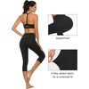 image:imageStelle Capri Leggings for Women Yoga Pants with Pockets High Waisted Legging for Gym WorkoutCotton Like Softnessblack