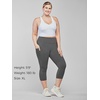 image:imageStelle Capri Leggings for Women Yoga Pants with Pockets High Waisted Legging for Gym WorkoutCotton Like Softnesscharcoal