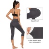 image:imageStelle Capri Leggings for Women Yoga Pants with Pockets High Waisted Legging for Gym WorkoutCotton Like Softnesscharcoal