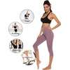 image:imageStelle Capri Leggings for Women Yoga Pants with Pockets High Waisted Legging for Gym WorkoutCotton Like Softnessdusty Lavender