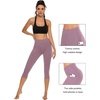 image:imageStelle Capri Leggings for Women Yoga Pants with Pockets High Waisted Legging for Gym WorkoutCotton Like Softnessdusty Lavender