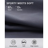 image:imageStelle Capri Leggings for Women Yoga Pants with Pockets High Waisted Legging for Gym WorkoutCotton Like Softnessgrey Blue