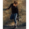 image:imageStelle Capri Leggings for Women Yoga Pants with Pockets High Waisted Legging for Gym WorkoutCotton Like Softnessgrey Blue