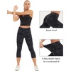 image:imageStelle Capri Leggings for Women Yoga Pants with Pockets High Waisted Legging for Gym WorkoutNylonblackgrey Camo