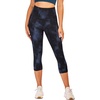 image:imageStelle Capri Leggings for Women Yoga Pants with Pockets High Waisted Legging for Gym WorkoutNyloncloud Dye Blue