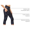 image:imageStelle Capri Leggings for Women Yoga Pants with Pockets High Waisted Legging for Gym WorkoutNyloncloud Dye Blue