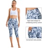 image:imageStelle Capri Leggings for Women Yoga Pants with Pockets High Waisted Legging for Gym WorkoutNylontide Dye White