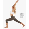 image:imageStelle Capri Leggings for Women Yoga Pants with Pockets High Waisted Legging for Gym WorkoutTea Brown