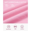 image:imageStelle Cropped Sweatshirt for Women Crewneck Pullover Tops Oversized Long Sleeve Lightweight Casual Cotton Sweat ShirtsBubblegum