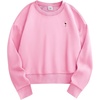 image:imageStelle Cropped Sweatshirt for Women Crewneck Pullover Tops Oversized Long Sleeve Lightweight Casual Cotton Sweat ShirtsBubblegum