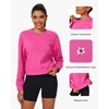 image:imageStelle Cropped Sweatshirt for Women Crewneck Pullover Tops Oversized Long Sleeve Lightweight Casual Cotton Sweat ShirtsCosmopolitan