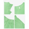 image:imageStelle Girls 2 Piece Summer Outfits Flutter Sleeve Tops and Shorts 513Y  Cooling LinerShorts with PocketsRuffle Tank TopsBack KeyholeCute Bow on WaistBreathableLightweightStretchableFlowyGreen