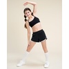 image:imageStelle Girls Athletic Shorts with Pockets Girls Running Shorts Volleyball Soccer Shorts for Kids Elastic WaistBlack