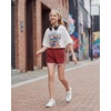 image:imageStelle Girls Athletic Shorts with Pockets Quick Dry Running Shorts Gymnastics Basketball Short for Teen KidsCrimson