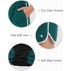 image:imageStelle Girls Athletic Shorts with Pockets Quick Dry Running Shorts Gymnastics Basketball Short for Teen KidsEvergreen
