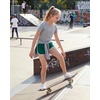 image:imageStelle Girls Athletic Shorts with Pockets Quick Dry Running Shorts Gymnastics Basketball Short for Teen KidsEvergreen