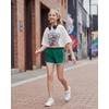 image:imageStelle Girls Athletic Shorts with Pockets Quick Dry Running Shorts Gymnastics Basketball Short for Teen KidsEvergreen