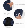 image:imageStelle Girls Athletic Shorts with Pockets Quick Dry Running Shorts Gymnastics Basketball Short for Teen KidsNavy