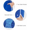 image:imageStelle Girls Athletic Shorts with Pockets Quick Dry Running Shorts Gymnastics Basketball Short for Teen KidsRoyal Blue