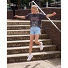 image:imageStelle Girls Athletic Shorts with Pockets Quick Dry Running Shorts Gymnastics Basketball Short for Teen KidsSky Blue