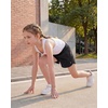 image:imageStelle Girls Athletic Shorts with Zipper Pockets Elastic Waist Running Short Basketball Volleyball Soccer Shorts for TeenBlack