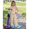 image:imageStelle Girls Clothes 2 Piece Fall Outfits Lounge Set Long Sleeve Pullover Hoodie Wide Leg Sweatpants Teen Ribbed TracksuitBeige