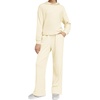 image:imageStelle Girls Clothes 2 Piece Fall Outfits Lounge Set Long Sleeve Pullover Hoodie Wide Leg Sweatpants Teen Ribbed TracksuitCreme