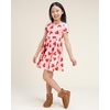 image:imageStelle Girls Cotton Short Sleeve Twirl Skater Dress 3T12Y  TwirlFriendly Skirt A LineCriss Cross BackDress for SchoolDancePlaywearCasualActiveSoft Stretch Breathable ComfySweet Hearts