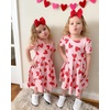 image:imageStelle Girls Cotton Short Sleeve Twirl Skater Dress 3T12Y  TwirlFriendly Skirt A LineCriss Cross BackDress for SchoolDancePlaywearCasualActiveSoft Stretch Breathable ComfySweet Hearts