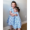 image:imageStelle Girls Cotton Short Sleeve Twirl Skater Dress 3T12Y  TwirlFriendly Skirt A LineCriss Cross BackDress for SchoolDancePlaywearCasualActiveSoft Stretch Breathable ComfyMosaic Daisy Print