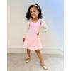 image:imageStelle Girls Cotton Short Sleeve Twirl Skater Dress 3T12Y  TwirlFriendly Skirt A LineCriss Cross BackDress for SchoolDancePlaywearCasualActiveSoft Stretch Breathable ComfyCd001pinkcold Shoulder