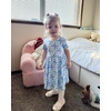 image:imageStelle Girls Cotton Short Sleeve Twirl Skater Dress 3T12Y  TwirlFriendly Skirt A LineCriss Cross BackDress for SchoolDancePlaywearCasualActiveSoft Stretch Breathable ComfyMosaic Daisy Print