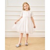 image:imageStelle Girls Dress Shoes Low Heel Glitter Bow Party Wedding Flower School ShoesBellasilver