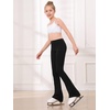 image:imageStelle Girls Figure Skating Pants Ice Skating Leggings Polar Fleece Warm Practice Training WearBlack