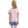 image:imageStelle Girls Graphic Tees Short Sleeve Girls Shirts Cute Tops Crew Neck Casual Basic Summer TShirt for Kids Teen 415 YearsBerry Sweetpink