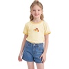 image:imageStelle Girls Graphic Tees Short Sleeve Girls Shirts Cute Tops Crew Neck Casual Basic Summer TShirt for Kids Teen 415 YearsButter Croissantvanilla