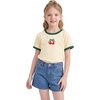 image:imageStelle Girls Graphic Tees Short Sleeve Girls Shirts Cute Tops Crew Neck Casual Basic Summer TShirt for Kids Teen 415 YearsCherryvanilla